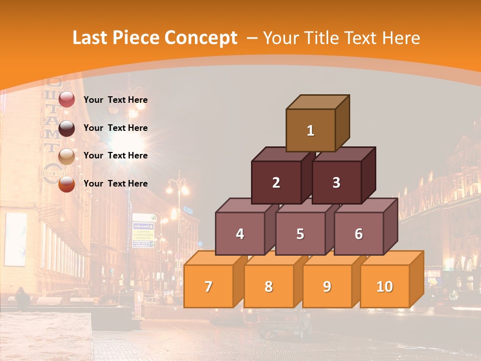 Ukrainian Street Square PowerPoint Template