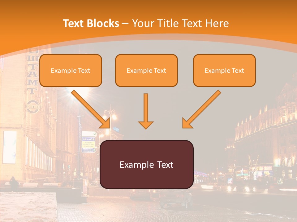Ukrainian Street Square PowerPoint Template