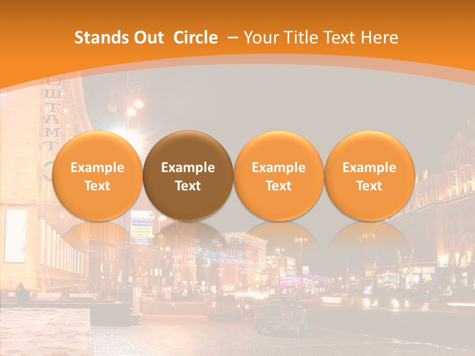 Ukrainian Street Square PowerPoint Template