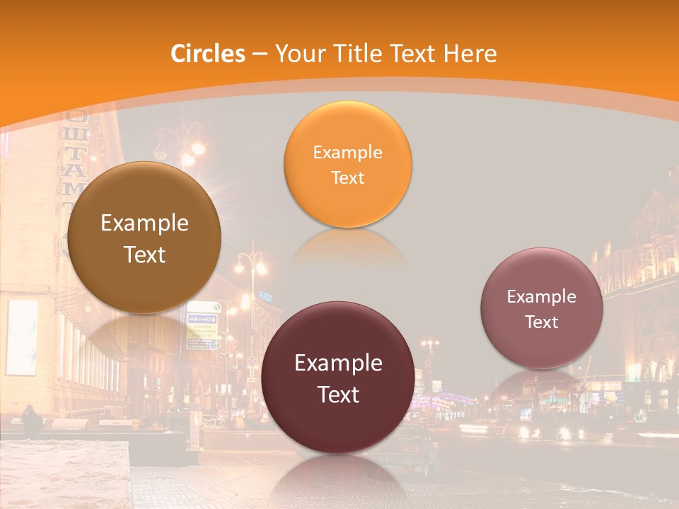 Ukrainian Street Square PowerPoint Template