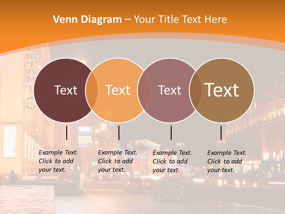 Ukrainian Street Square PowerPoint Template