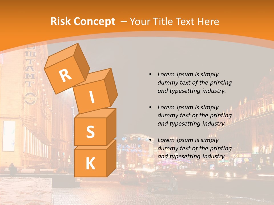 Ukrainian Street Square PowerPoint Template