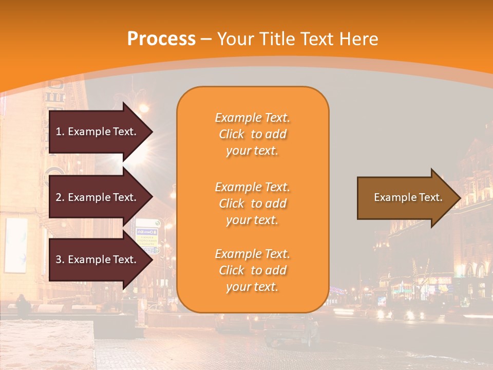 Ukrainian Street Square PowerPoint Template