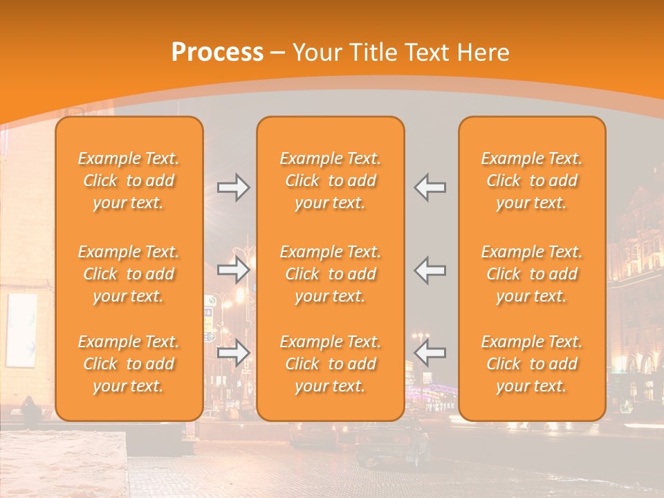 Ukrainian Street Square PowerPoint Template