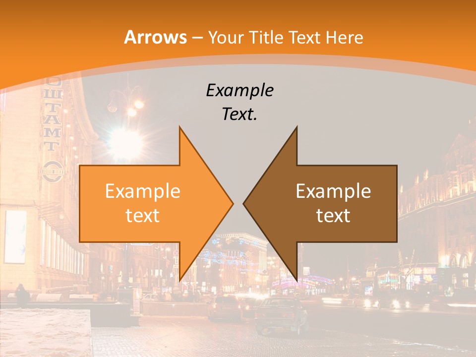 Ukrainian Street Square PowerPoint Template