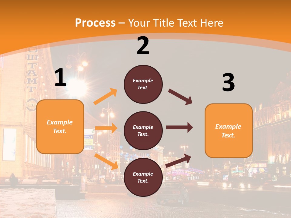 Ukrainian Street Square PowerPoint Template