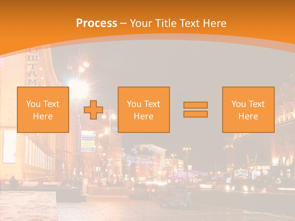 Ukrainian Street Square PowerPoint Template