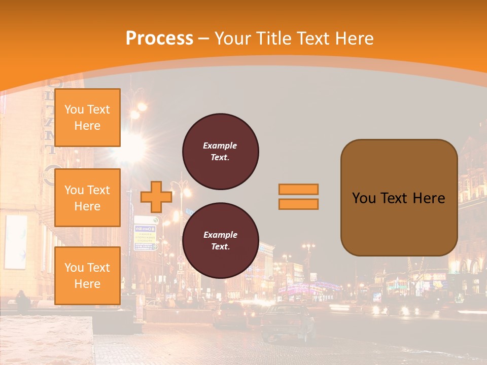 Ukrainian Street Square PowerPoint Template
