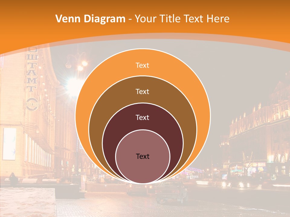 Ukrainian Street Square PowerPoint Template