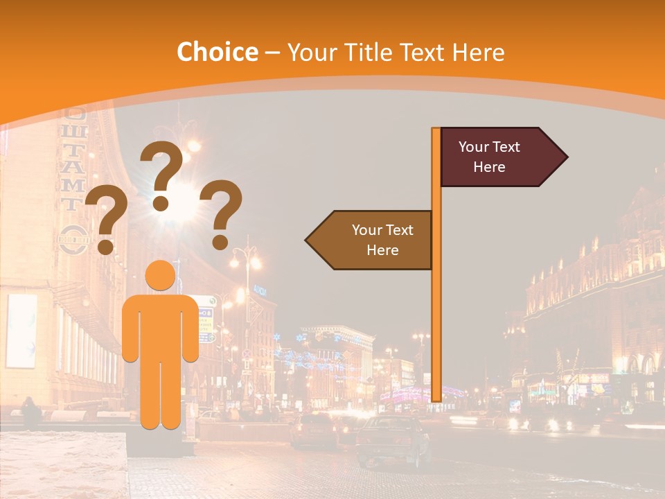 Ukrainian Street Square PowerPoint Template
