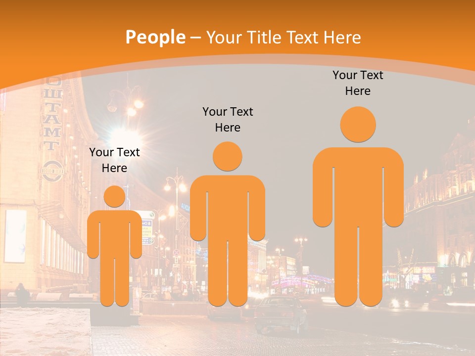 Ukrainian Street Square PowerPoint Template