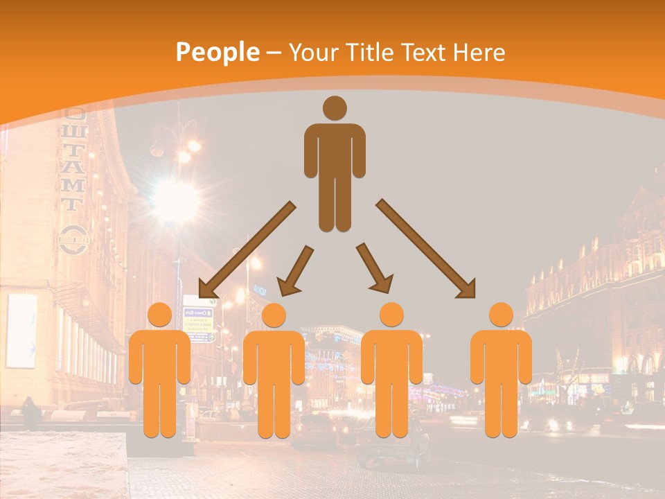 Ukrainian Street Square PowerPoint Template