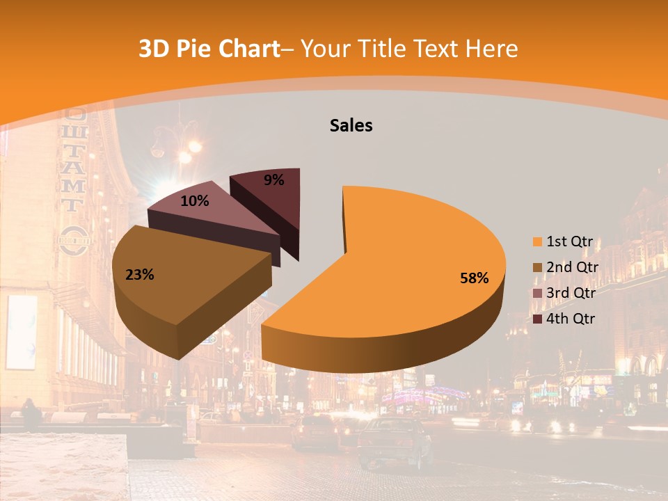 Ukrainian Street Square PowerPoint Template