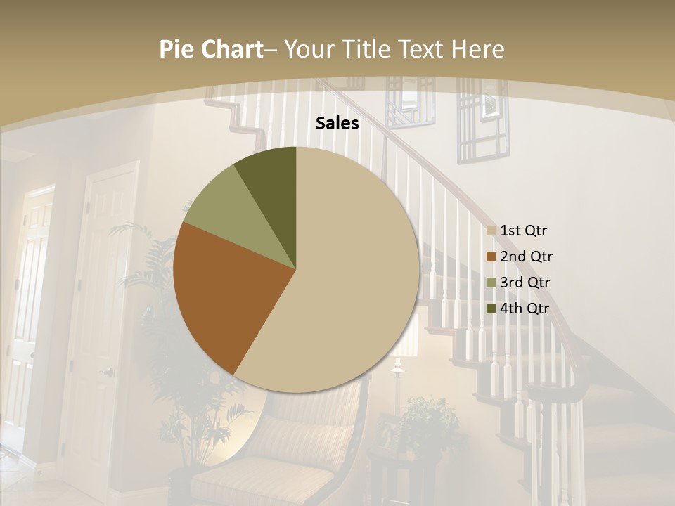 Molding Wood Hall PowerPoint Template