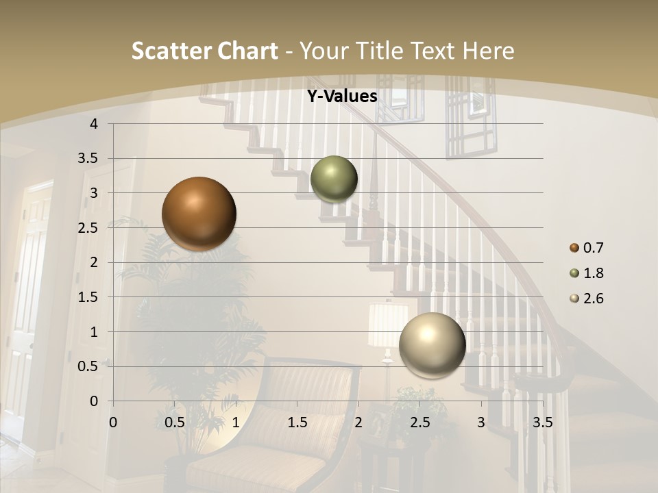 Molding Wood Hall PowerPoint Template