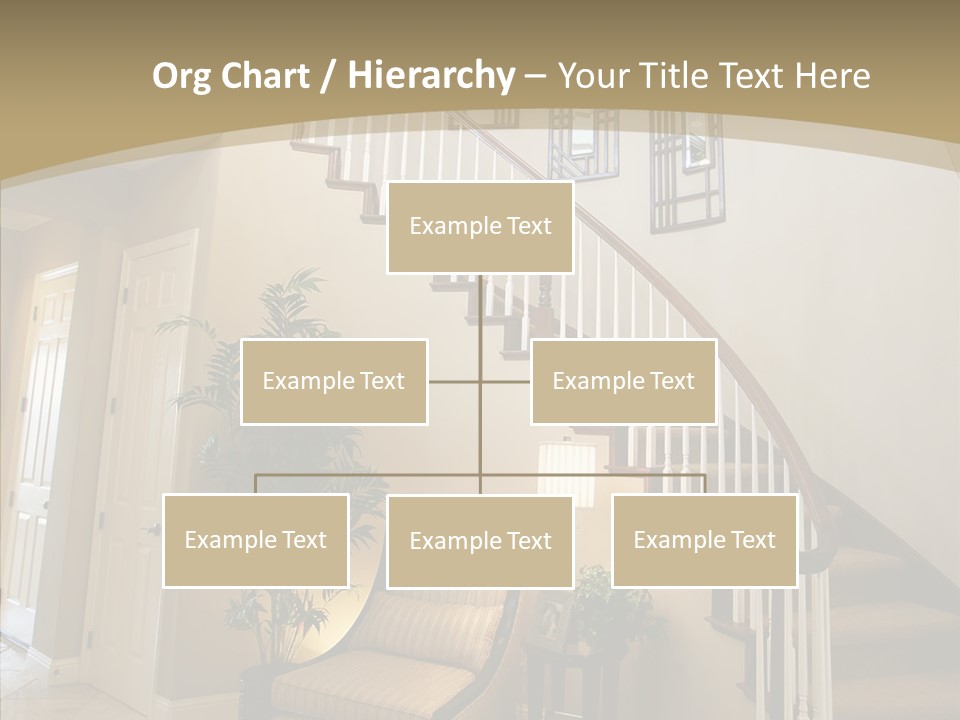 Molding Wood Hall PowerPoint Template