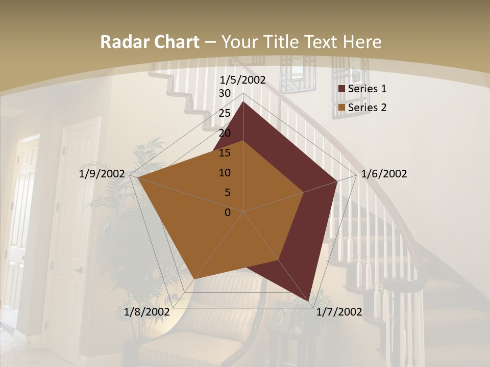 Molding Wood Hall PowerPoint Template
