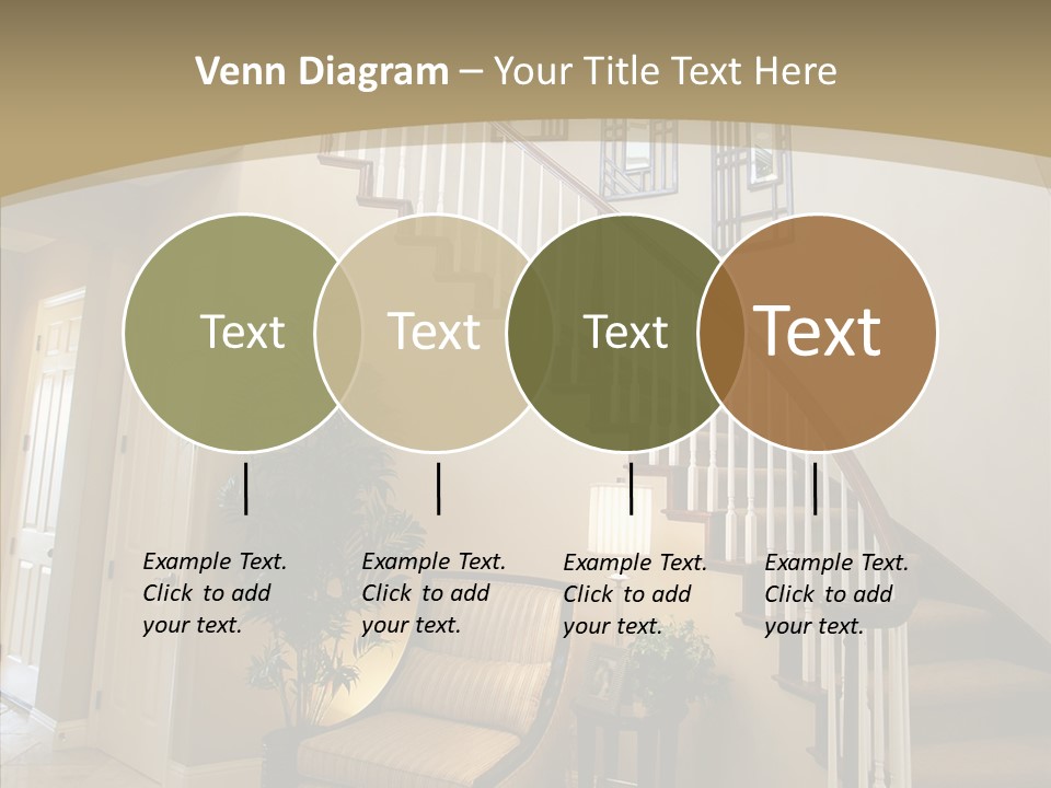 Molding Wood Hall PowerPoint Template
