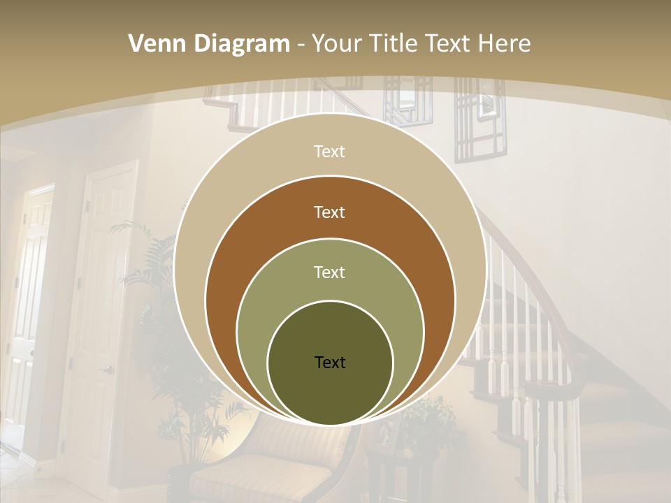 Molding Wood Hall PowerPoint Template