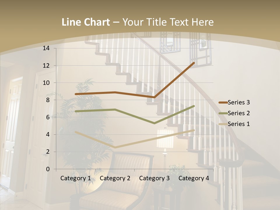 Molding Wood Hall PowerPoint Template
