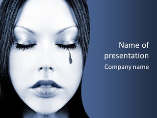 Art Face Painting PowerPoint Template