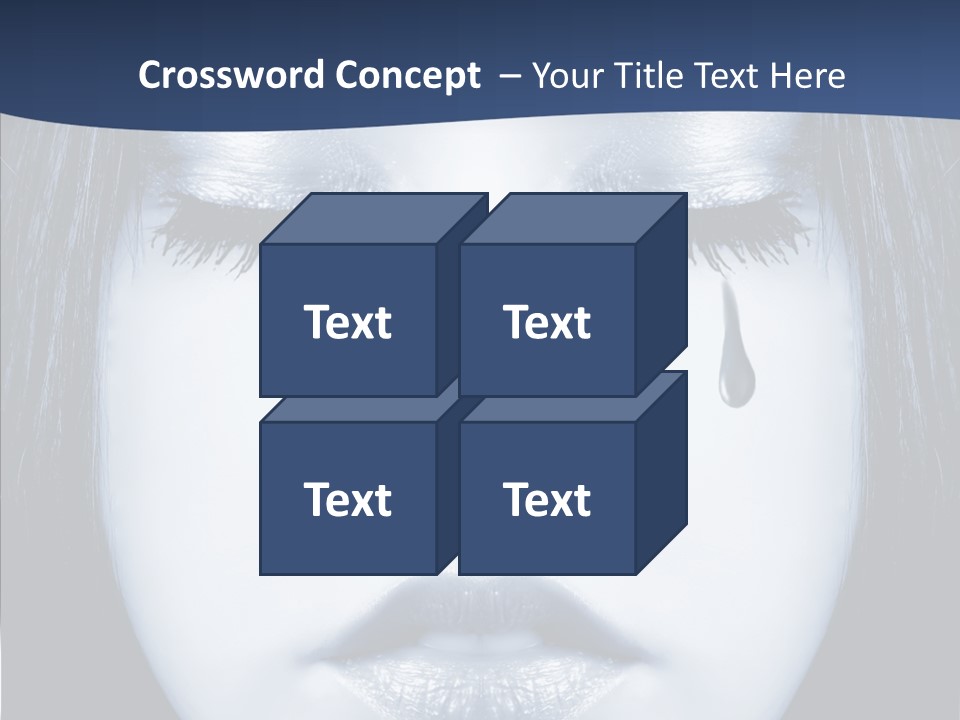 Art Face Painting PowerPoint Template