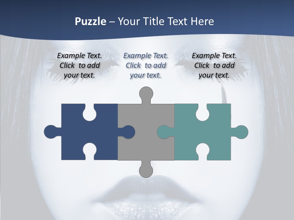 Art Face Painting PowerPoint Template