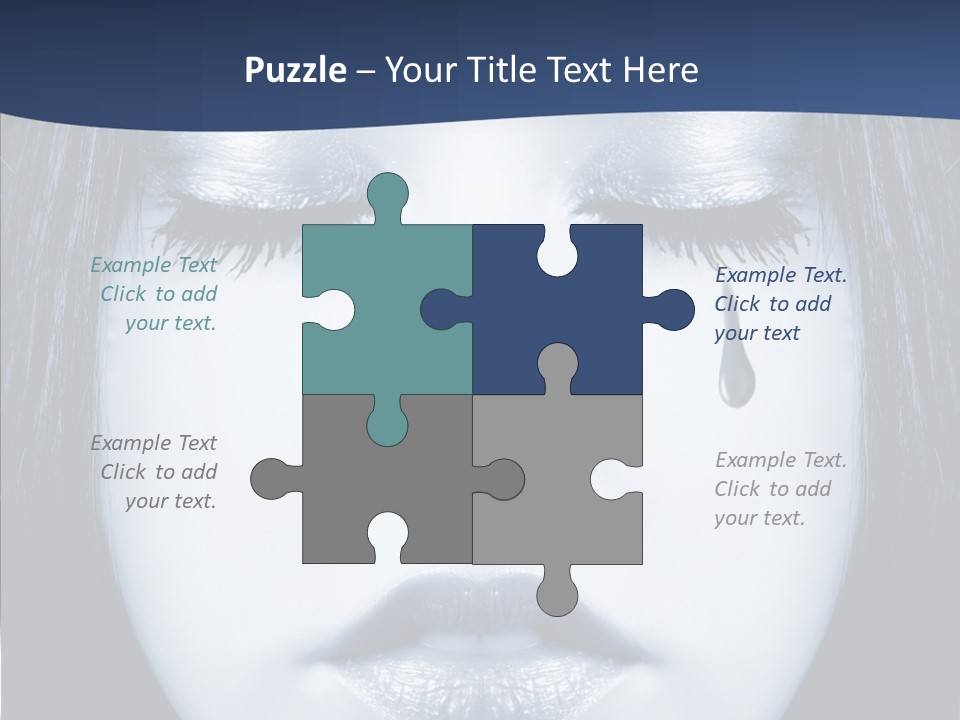 Art Face Painting PowerPoint Template