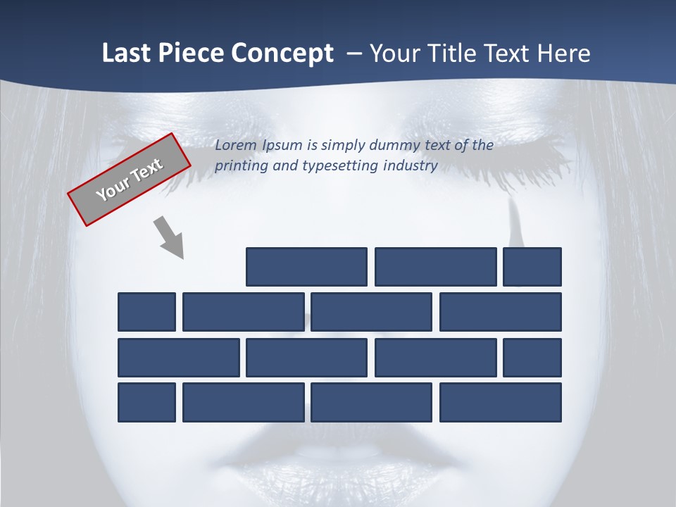 Art Face Painting PowerPoint Template