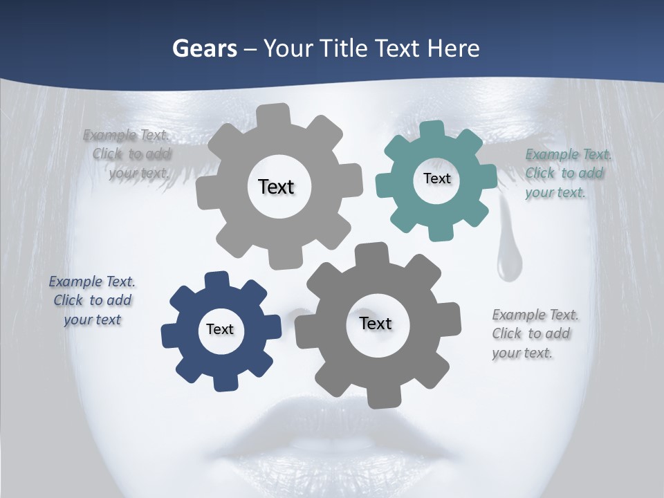 Art Face Painting PowerPoint Template