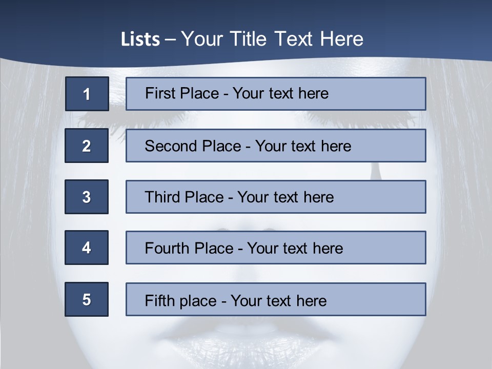 Art Face Painting PowerPoint Template