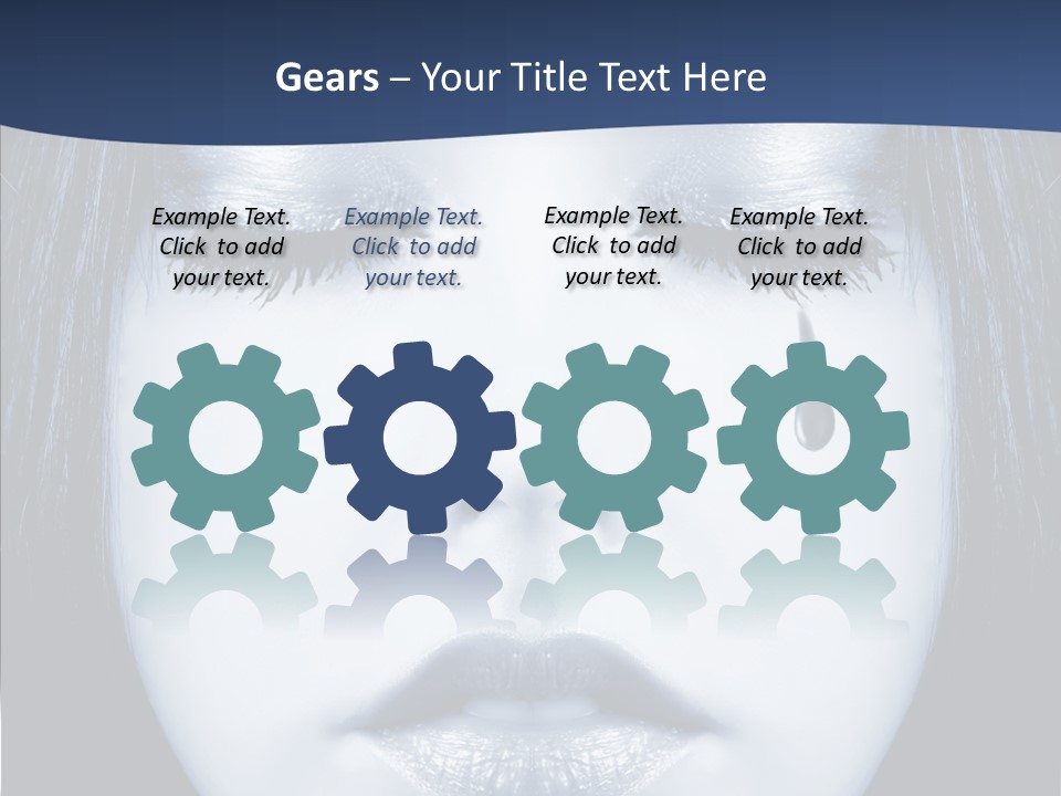 Art Face Painting PowerPoint Template