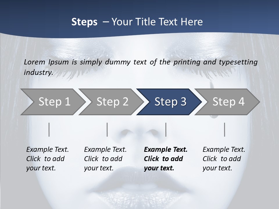 Art Face Painting PowerPoint Template