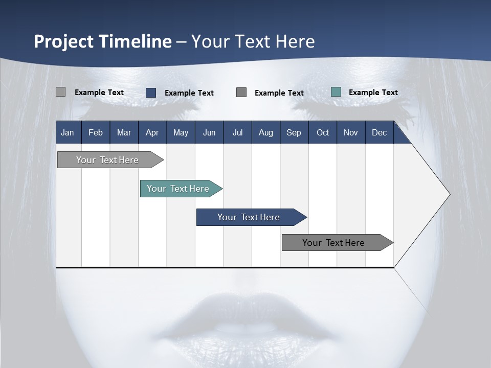 Art Face Painting PowerPoint Template