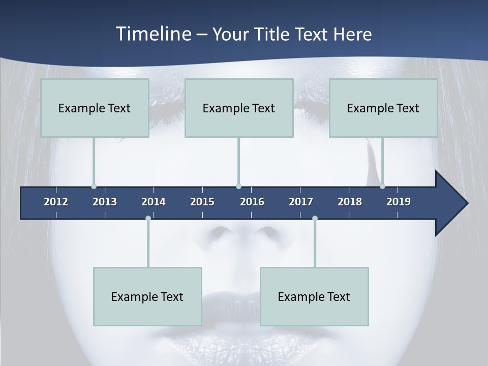 Art Face Painting PowerPoint Template
