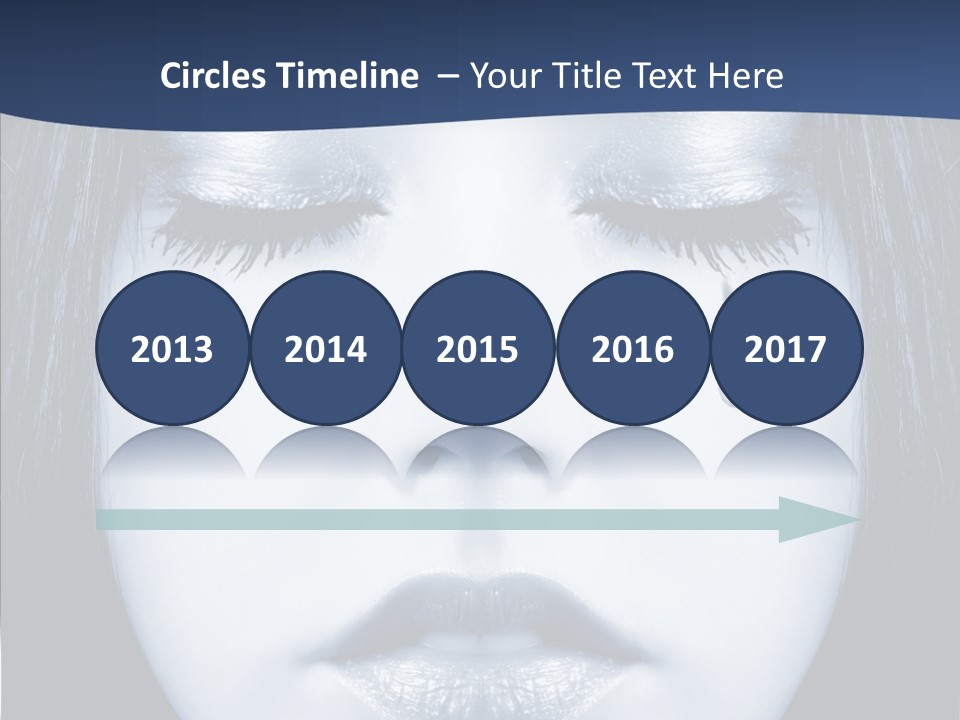 Art Face Painting PowerPoint Template