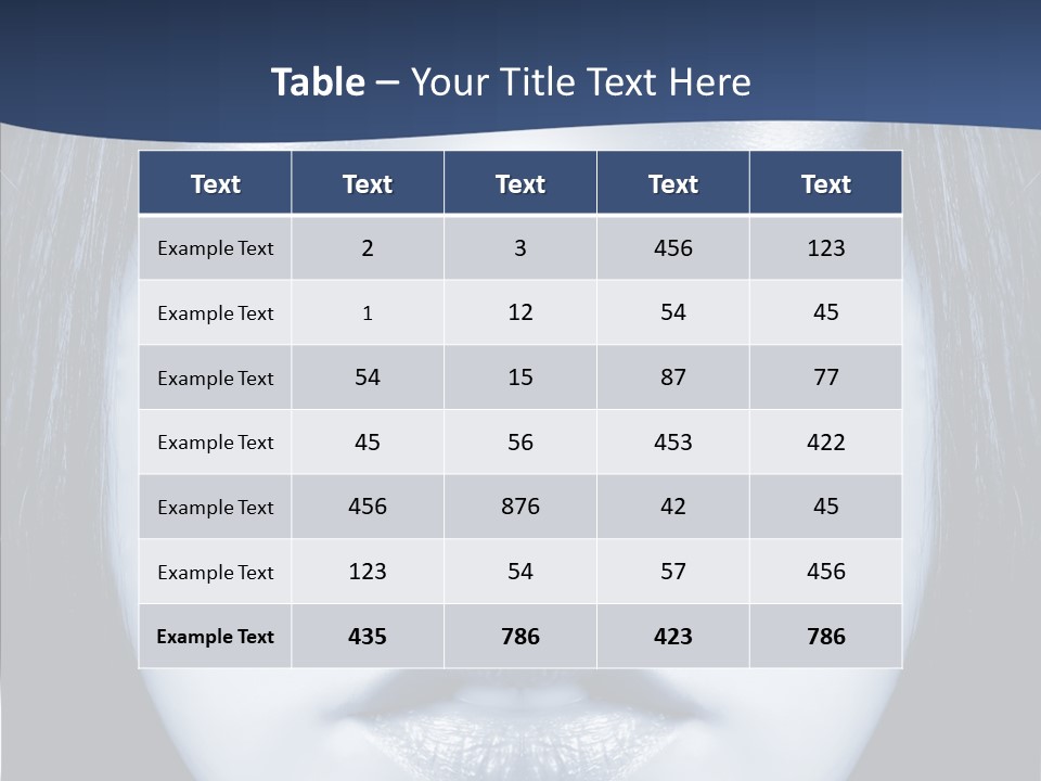 Art Face Painting PowerPoint Template