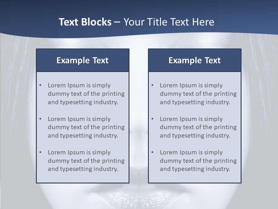 Art Face Painting PowerPoint Template