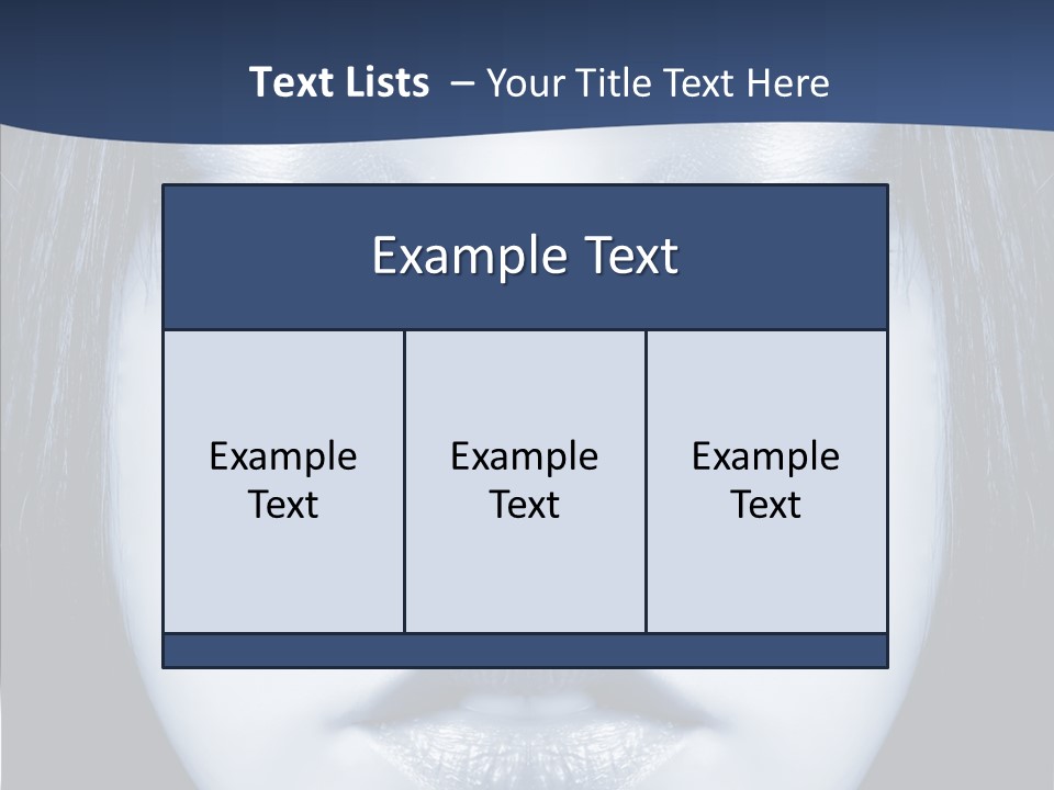 Art Face Painting PowerPoint Template