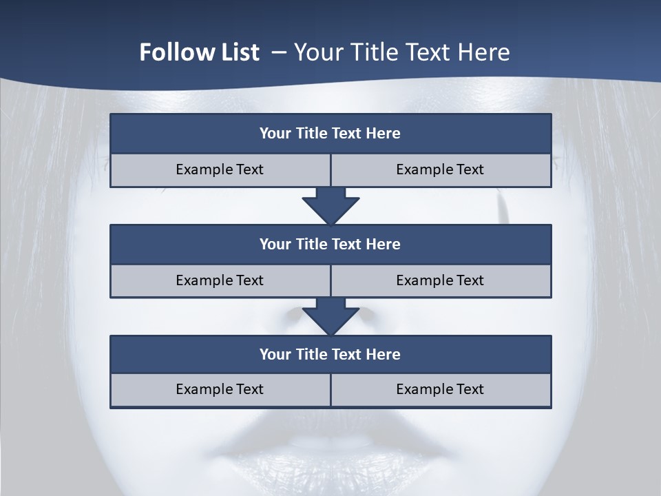 Art Face Painting PowerPoint Template
