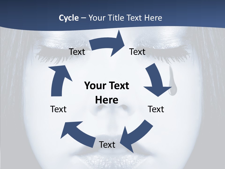 Art Face Painting PowerPoint Template