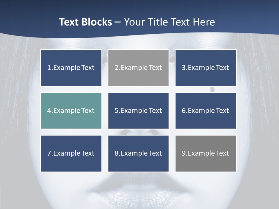 Art Face Painting PowerPoint Template