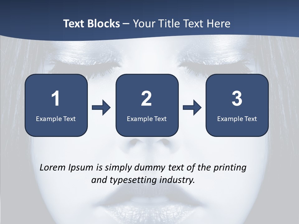 Art Face Painting PowerPoint Template