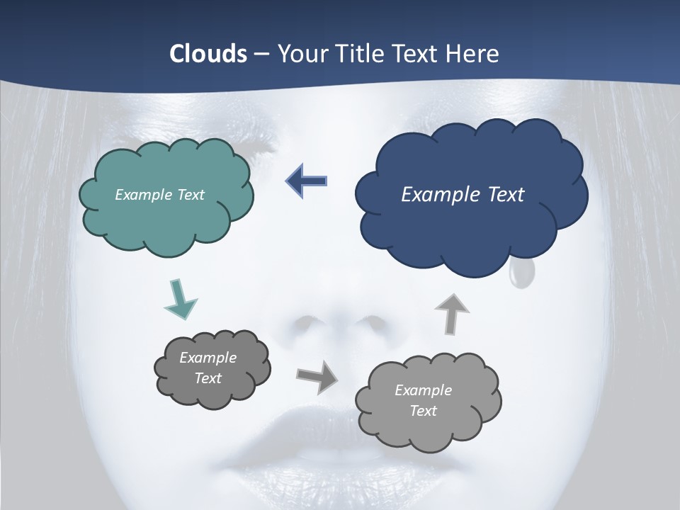 Art Face Painting PowerPoint Template