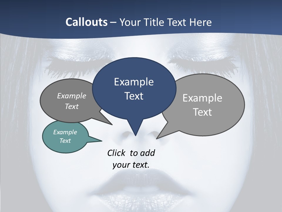 Art Face Painting PowerPoint Template
