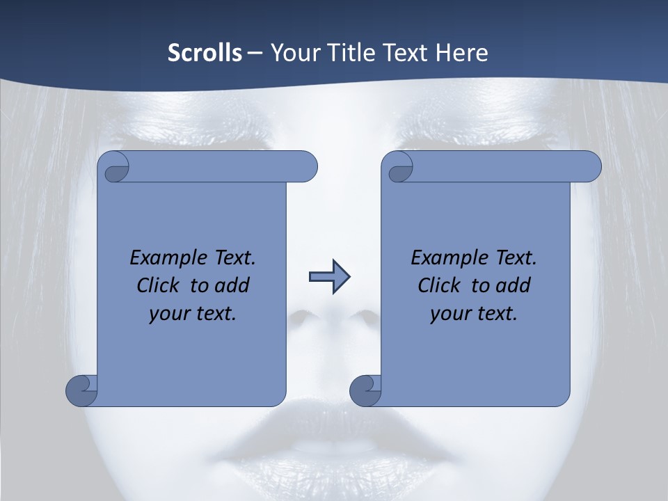 Art Face Painting PowerPoint Template