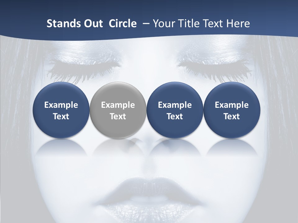 Art Face Painting PowerPoint Template