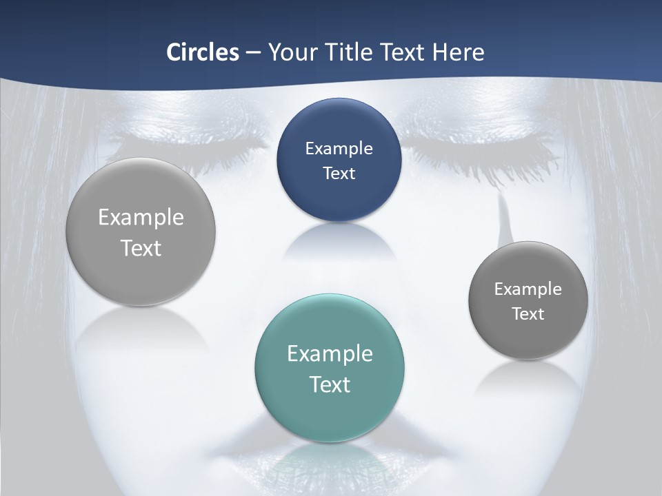 Art Face Painting PowerPoint Template