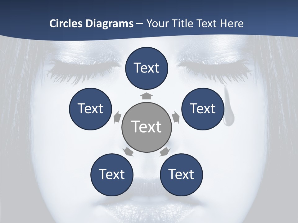 Art Face Painting PowerPoint Template