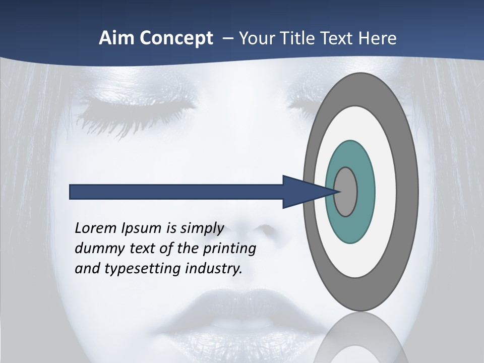 Art Face Painting PowerPoint Template